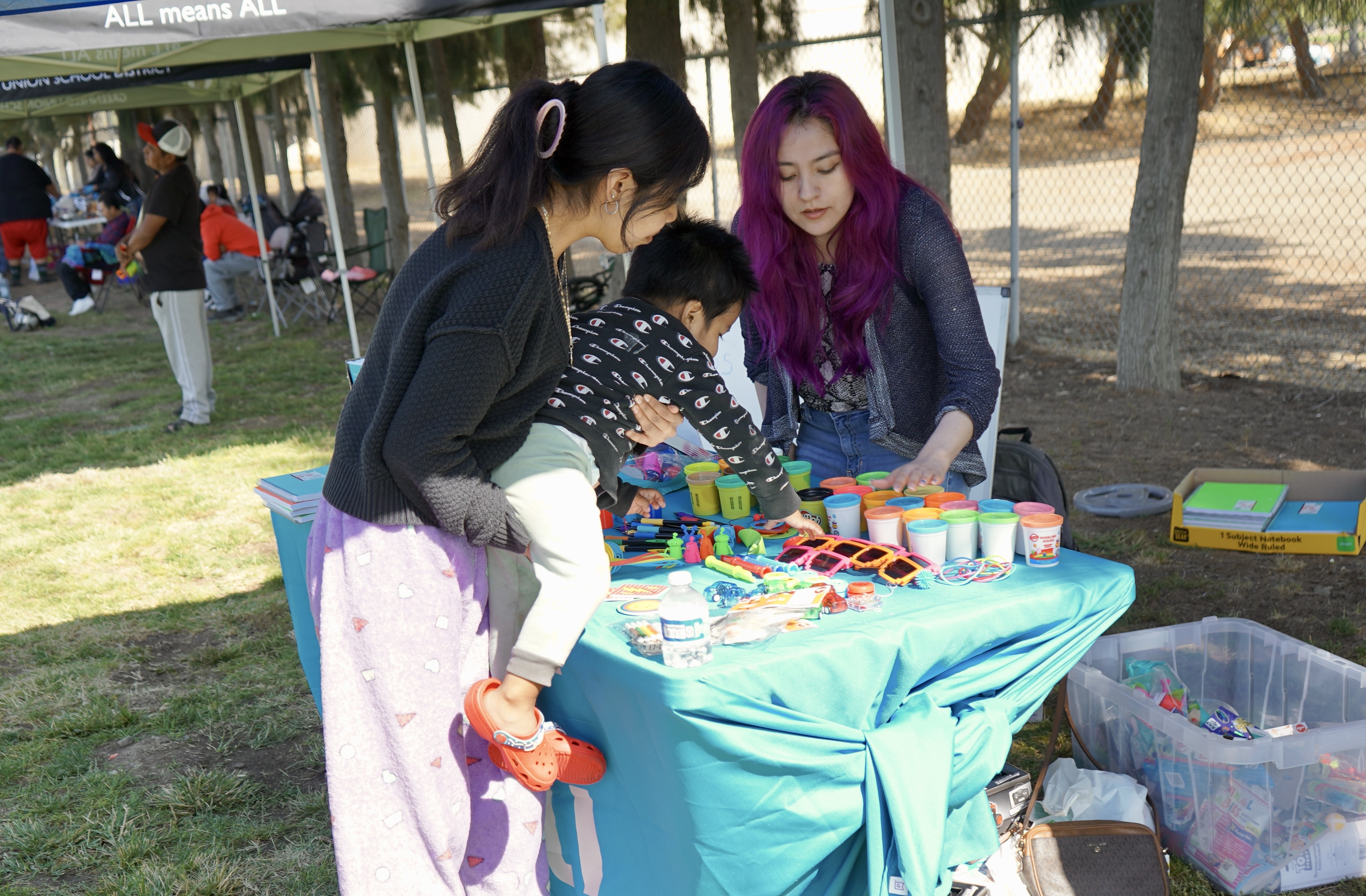 Nurbli outreach at GUSD family day